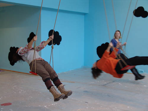 Fra utstillingen "You make me fly" 2010