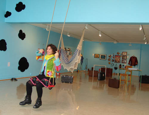 Fra utstillingen "You make me fly" 2010
