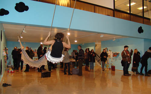 Fra utstillingen "You make me fly" 2010